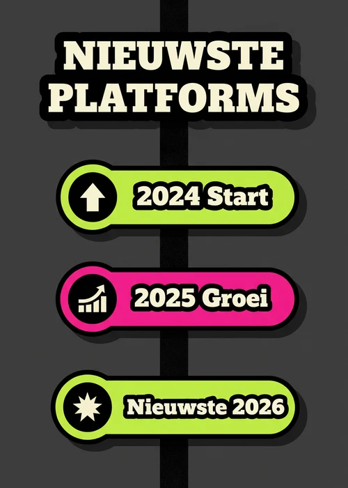 Tijdlijn van de nieuwste platforms casino zonder limiet: 2024 start, 2025 groei en nieuwste 2026.
