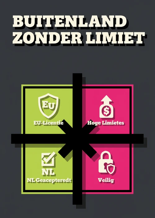 Buitenlands casino zonder limiet in een kwadrant: EU-licentie, hoge limieten, NL geaccepteerd en veilig.